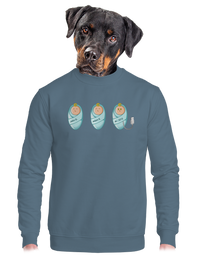 unisex mikina bez kapucne