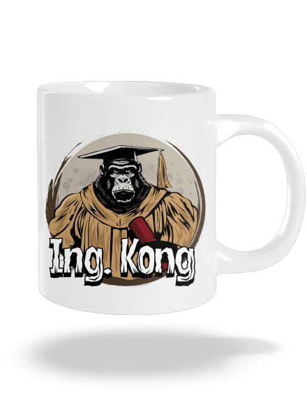 Ing. Kong veľký hrnček White