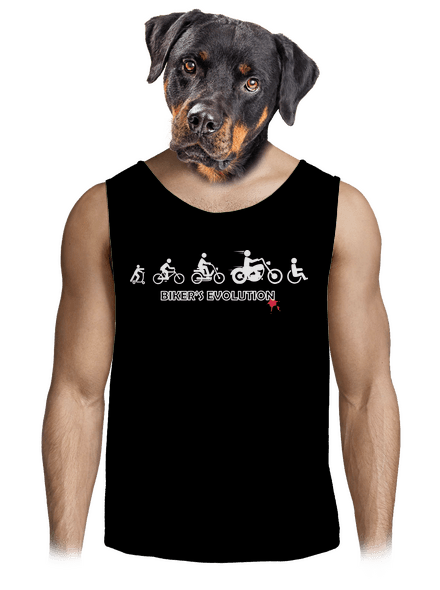 Biker’s Evolution pánske tielko Black