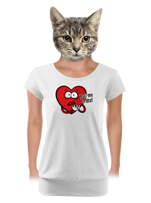 dámske tričko s lemom