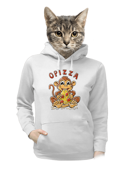 Opizza dámska mikina klokanka White