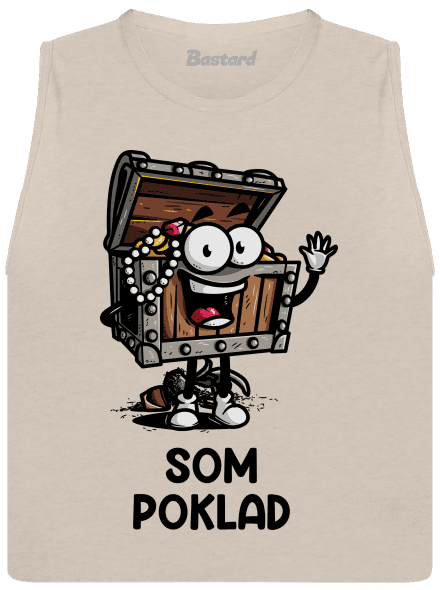 Som poklad dámske tielko voľné Heather Peach