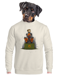 unisex mikina bez kapucne