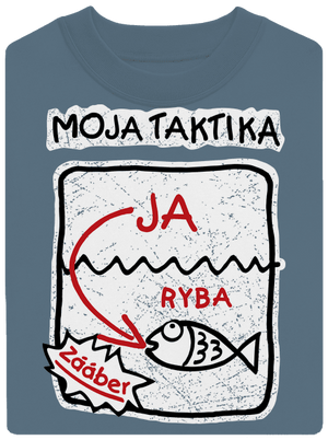 Rybárska taktika unisex mikina bez kapucne Nordic Blue