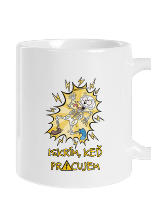 Iskrím klasický hrnček White