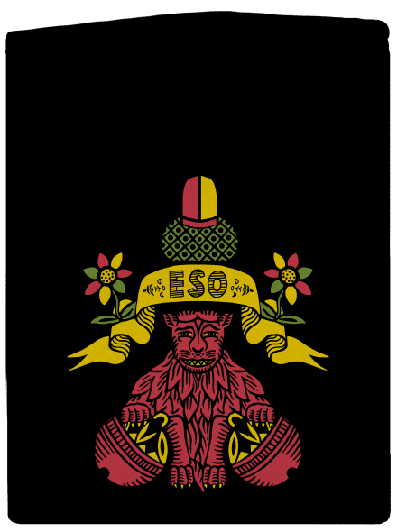Guľové eso pánska mikina na zips Black