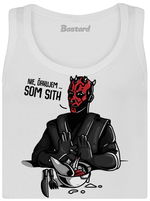 Som sith dámske tielko klasické White