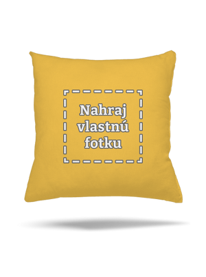 Vlastná potlač vankúš Yellow Gold