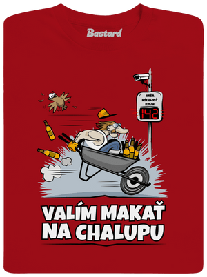Valím na chalupu pánske tričko Red