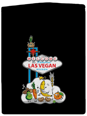 Las Vegan dámska mikina na zips Black