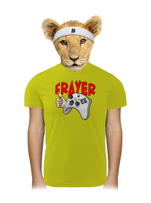 Frayer detské športové tričko Neon Yellow