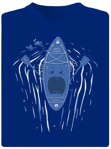 Ahhhh! pánske športové tričko Royal Blue Mal