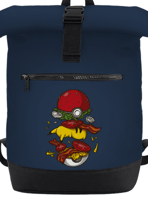 Pokémon burger batoh French Navy