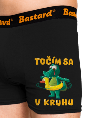 Točím sa v kruhu boxerky Black