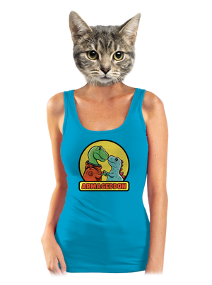 Armageddon dámske tielko klasické Blue Atol