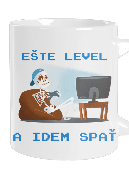 Ešte level veľký hrnček White