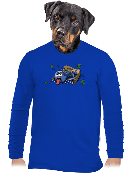 Čučoriedky pánske dlhý rukáv Royal Blue