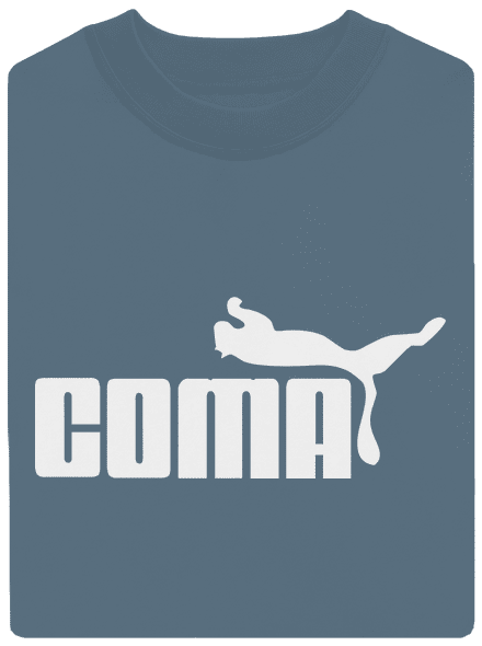 Coma unisex mikina bez kapucne Nordic Blue