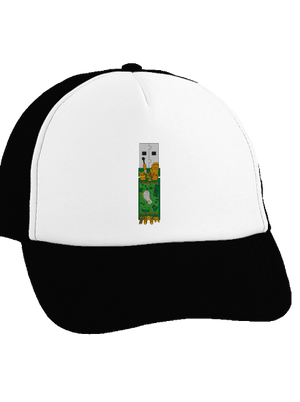 USB city šiltovka truckerka Black cap
