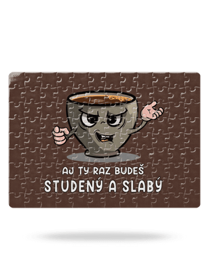 Studená káva puzzle White