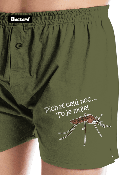 Komár s výdržou pánske trenky Khaki