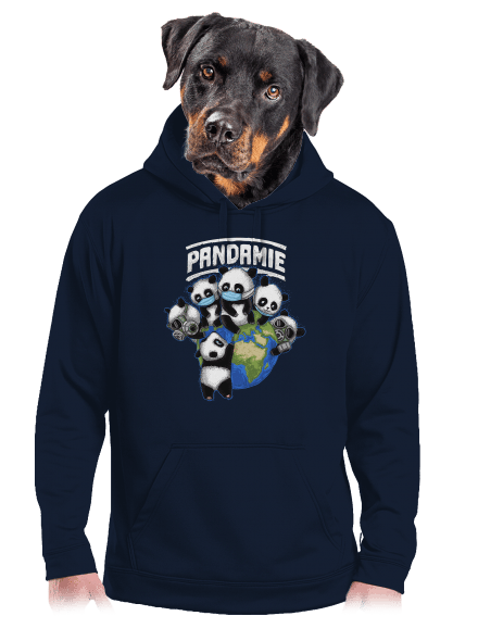 Pandamie pánska mikina klokanka Navy