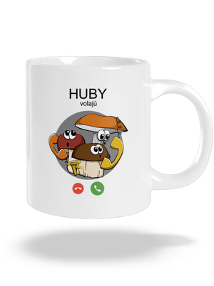 Huby volajú veľký hrnček White