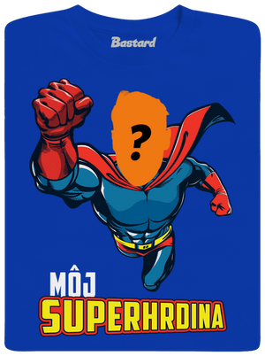 Môj superhrdina pánske tričko Royal Blue