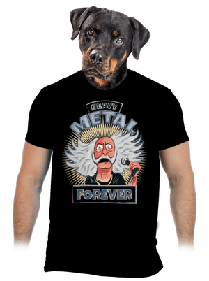 Heavy metal forever pánske tričko Black