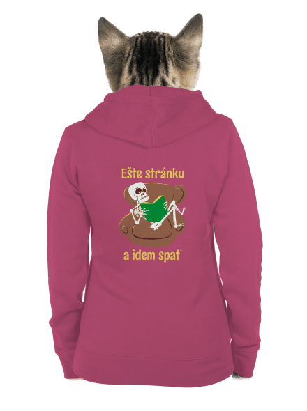 Ešte stránku dámska mikina na zips Magenta