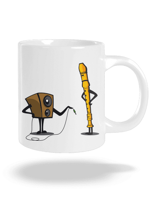 Plug-in jack veľký hrnček White