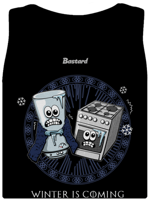 Winter is coming dámske tielko klasické Black