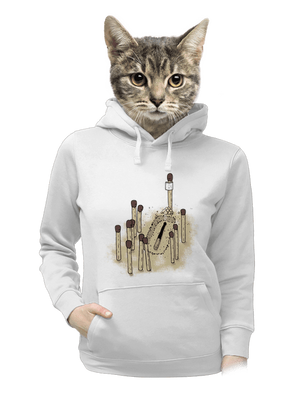 dámska mikina klokanka