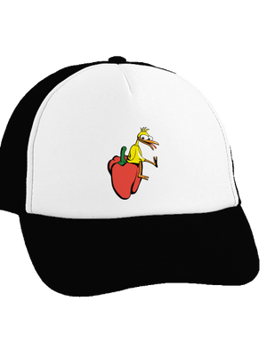 Kura na paprike šiltovka truckerka Black cap