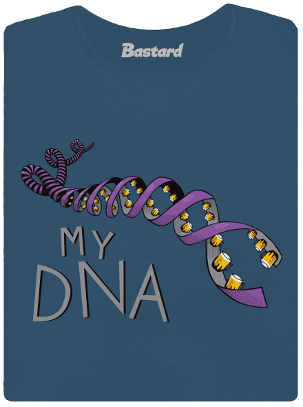 My DNA dámske tričko prémium Petrol Blue