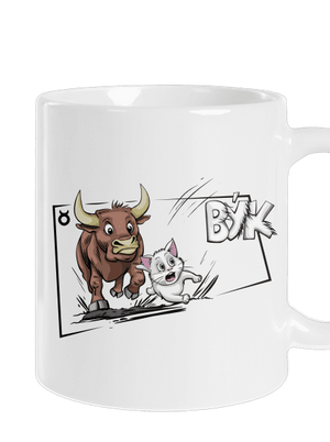 Mačací horoskop: Býk klasický hrnček White