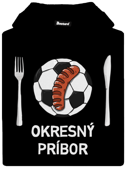 Okresný príbor dámska mikina klokanka Black