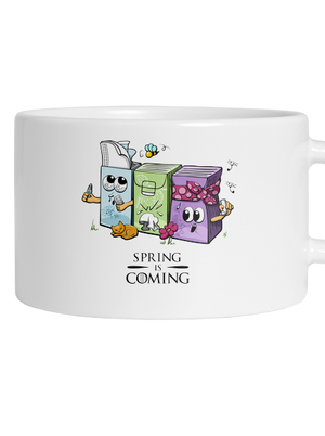 Spring is coming hrnček makronka White