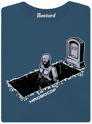 Hrobocop dámske tričko prémium Petrol Blue