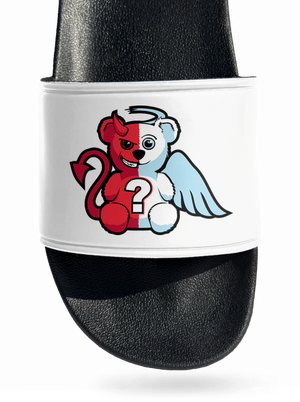 Anjel vs. diabol šľapky White