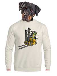 unisex mikina bez kapucne