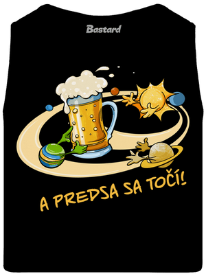 A predsa sa točí! pánske tielko Black
