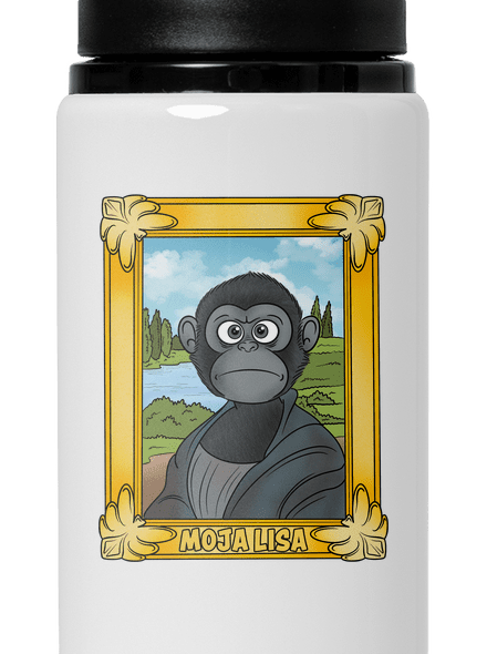 Moja Lisa flaša na vodu White