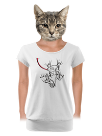 dámske tričko s lemom