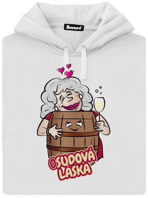 Osudová láska dámska mikina klokanka White