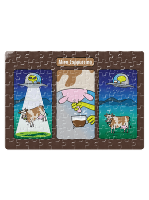 Alien Cappuccino puzzle White