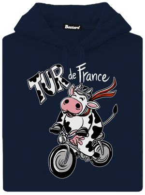 Tur de France pánska mikina klokanka Navy