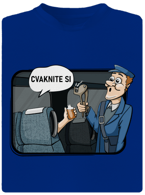 Cvaknite si pánske športové tričko Royal Blue Mal