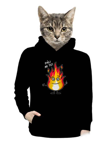 Páli mi to dámska mikina klokanka Black