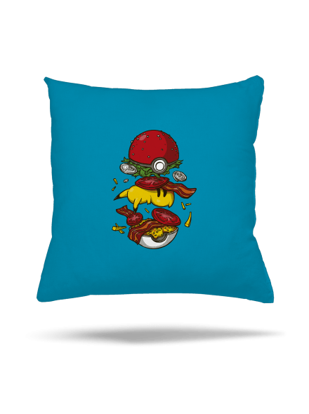 Pokémon burger vankúš Blue Turquoise